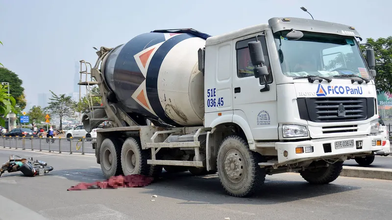 Hiện trường vụ tai nạn. Ảnh: CHÍ THẠCH