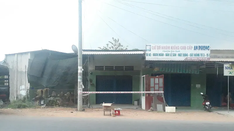 Hiện trường vụ việc. Ảnh : CHÍ PHƯỚC 