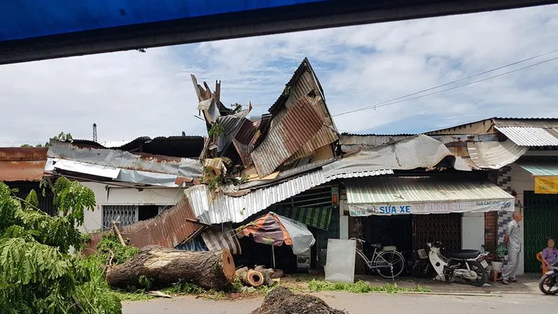 Hiện trường vụ việc. Ảnh: CHÍ THẠCH