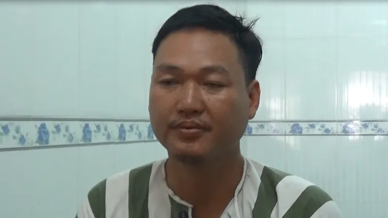 Hồ tại cơ quan công an. Ảnh: CHÍ THẠCH