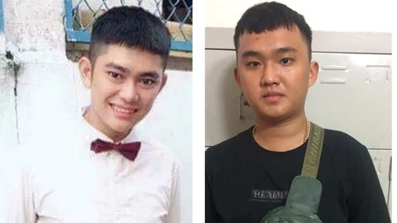 Đối tượng Phú tại cơ quan Công an. Ảnh: CHÍ THẠCH