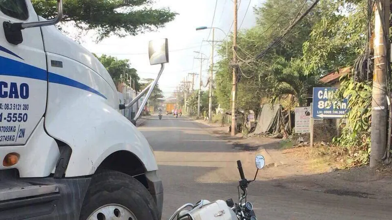 Hiện trường vụ việc. Ảnh: CHÍ THẠCH 