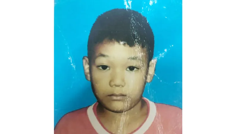Cháu bé 9 tuổi bị mất tích. Ảnh: CHÍ THẠCH 