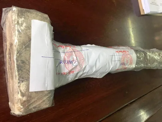 Tang vật 1 vụ án bằng búa trước đó. Ảnh: C.T