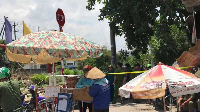 Công an phong tỏa hiện trường