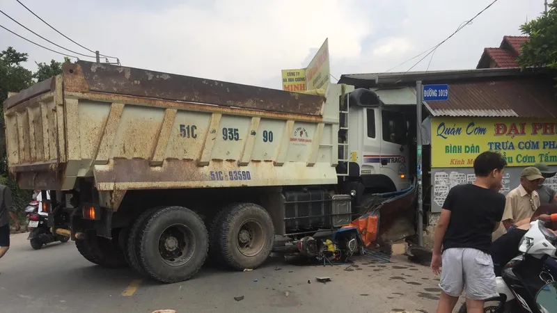 Hiện trường vụ việc. Ảnh: C.T