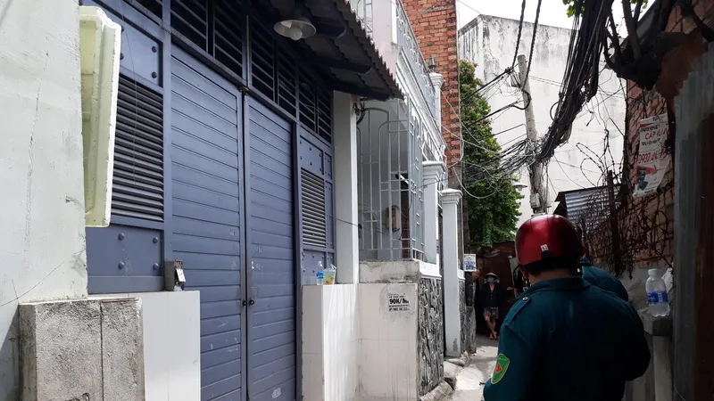 Công an phong tỏa hiện trường