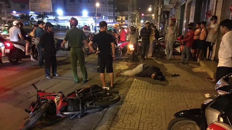 Hiện trường vụ việc.