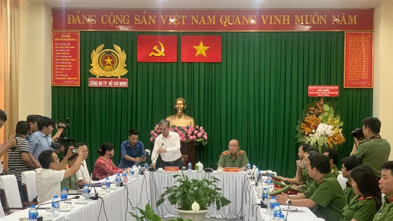 Công an TPHCM thông tin về việc triệt phá thành công đường dây ma tuý khủng 