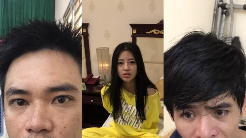 Các đối tượng bị bắt giữ