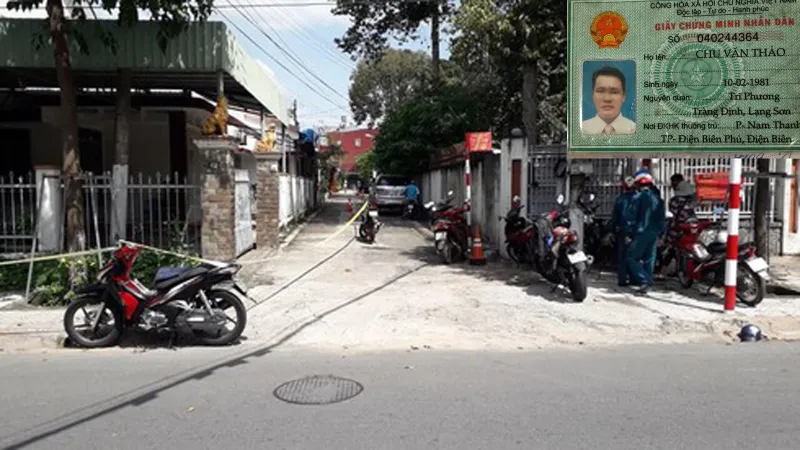 Hiện trường vụ việc.