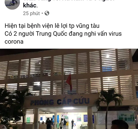 Thông tin không chính xác được Trần Tùng đưa trên mạng xã hội Facebook