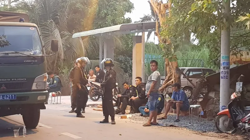 Thứ trưởng Bộ Công an tới hiện trường chỉ đạo trực tiếp