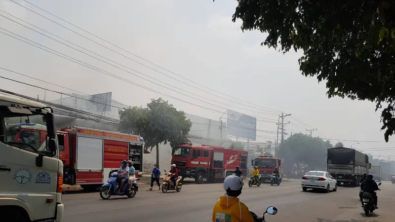 Lực lượng chức năng tại hiện trường