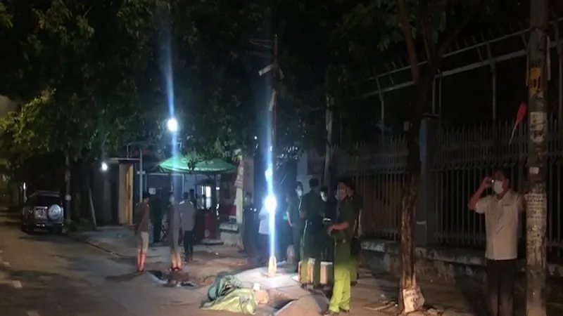 Công an phong tỏa hiện trường