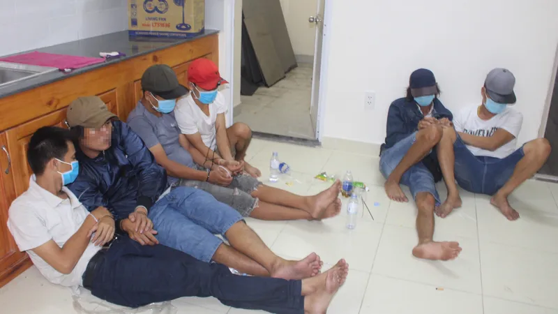Các con bạc lúc bị bắt 