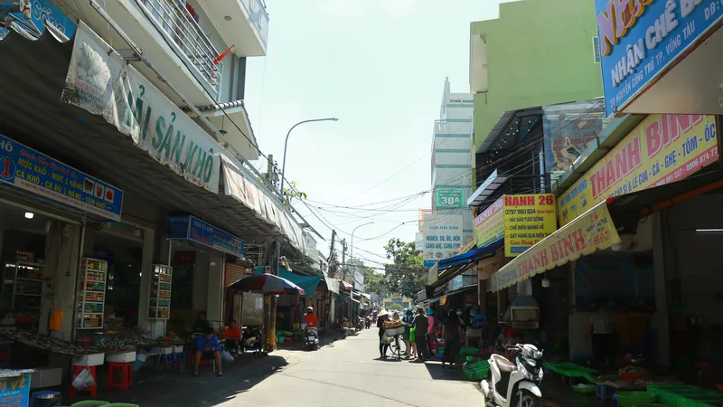 Chợ Xóm Lưới (TP Vũng Tàu). Ảnh: VŨ PHONG 