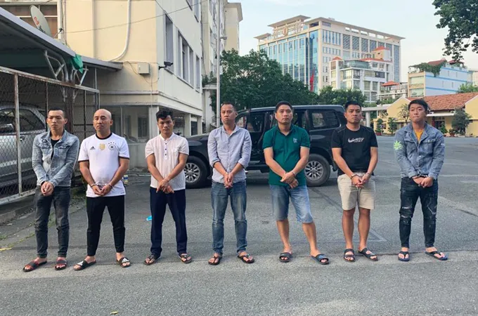 Nhóm đối tượng bị bắt trước đó