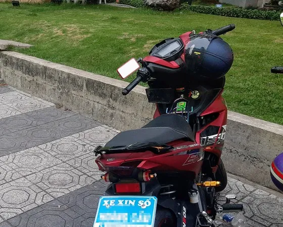 Chiếc xe của anh Thái Đăng Phú