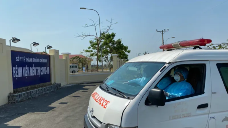  Bệnh viện điều trị Covid-19 Cần Giờ sẵn sàng tái hoạt động trở lại. Ảnh: Sở Y tế TPHCM