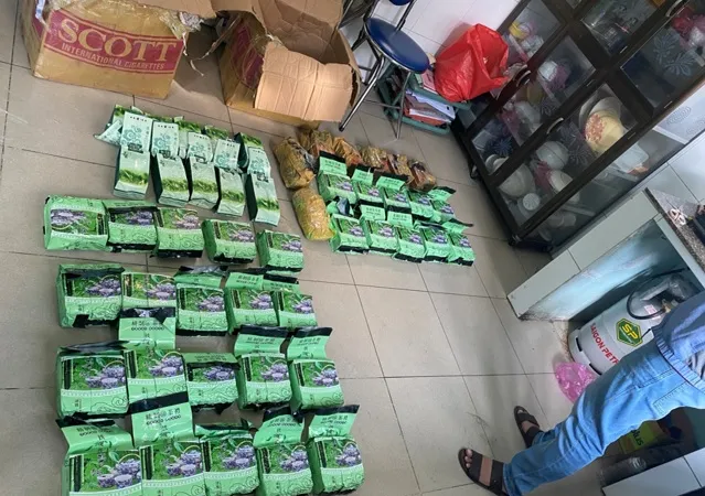 Tang vật ma tuý thu giữ