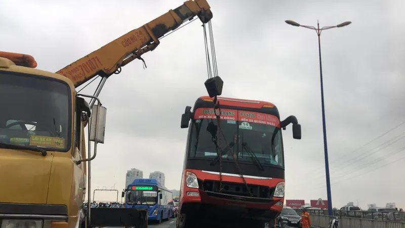 Hiện trường vụ việc. Ảnh: CHÍ THẠCH 