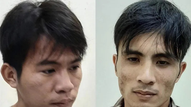 Hai đối tượng tại cơ quan công an