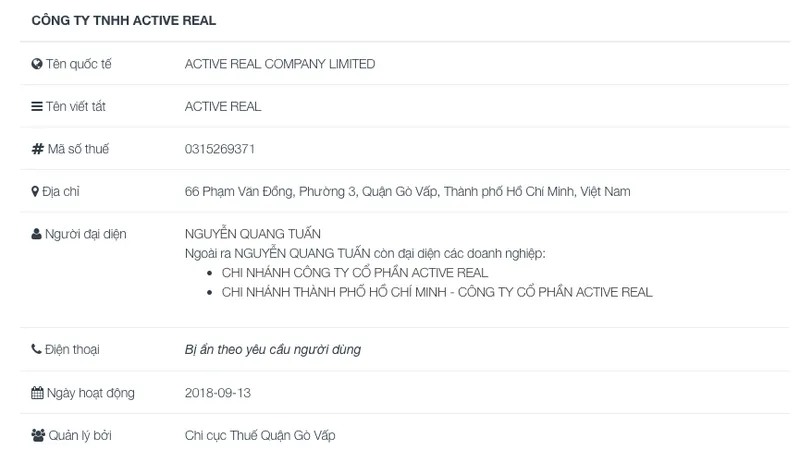 Truy tìm giám đốc Công ty TNHH Active Real bị tố lừa đảo chiếm đoạt tài sản 