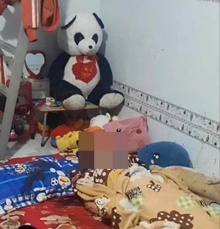 Hiện trường nơi chị N. bị sát hại 