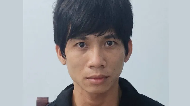 Đối tượng Lợi tại cơ quan công an. Ảnh: C.T