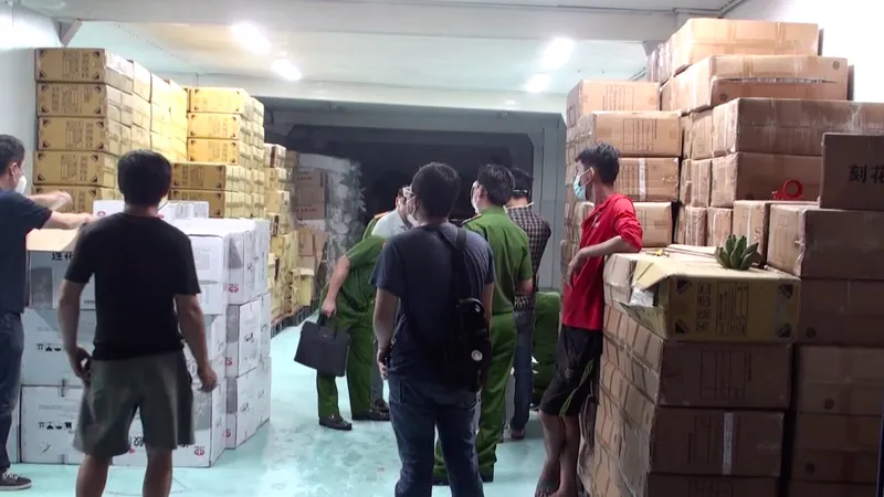 Lực lượng chức năng tại hiện trường