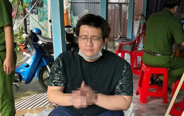 Nhâm Hoàng Khang lúc bị bắt