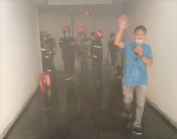 Căn hộ nơi xảy ra vụ cháy 
