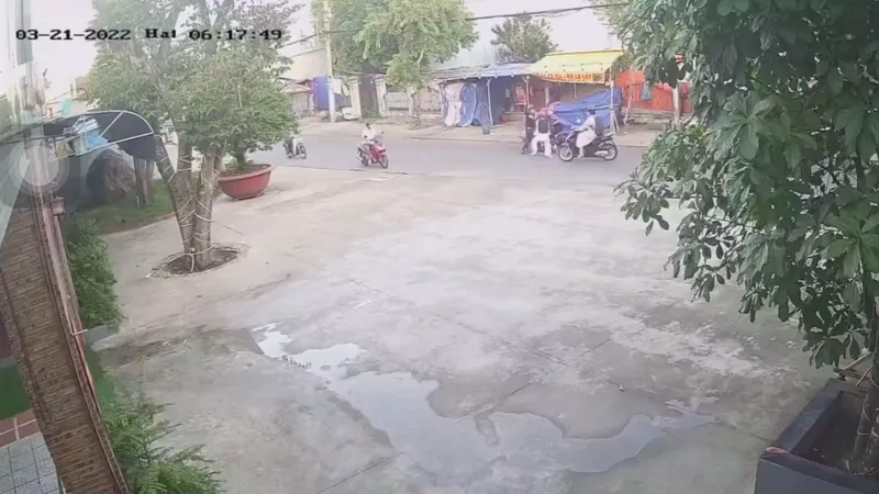 Hình ảnh vụ việc cắt từ clip