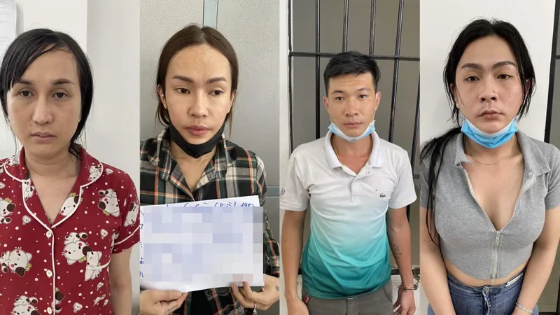 Nhóm đối tượng tại cơ quan công an 