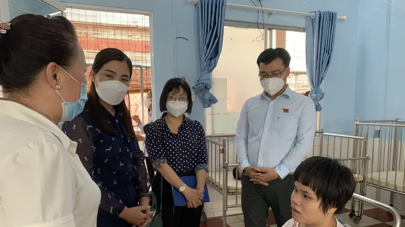 Quang cảnh buổi khảo sát. Ảnh: CHÍ THẠCH 