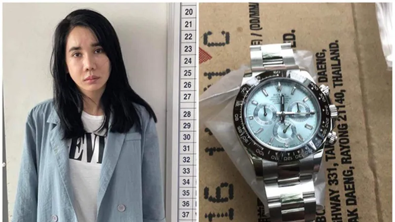 Bị can Lã Thị Anh lúc bị bắt. Ảnh: TRUNG DŨNG 