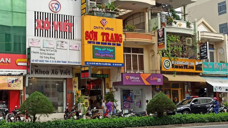 Hiện trường nơi xảy ra vụ cướp 