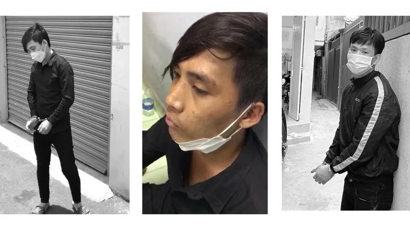 Một thành viên trong băng nhóm chuyên trộm cắp xe máy ở TPHCM