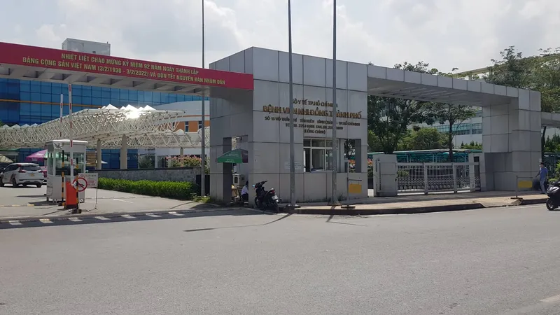 Bệnh viện Nhi đồng Thành phố nơi xảy ra vụ việc. Ảnh: CHÍ THẠCH 