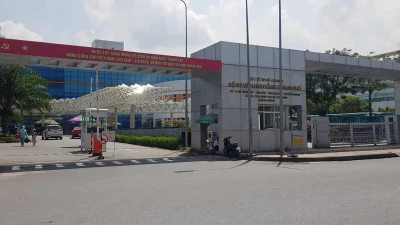 Bệnh viện Nhi đồng Thành phố nơi xảy ra vụ việc. Ảnh: CHÍ THẠCH 