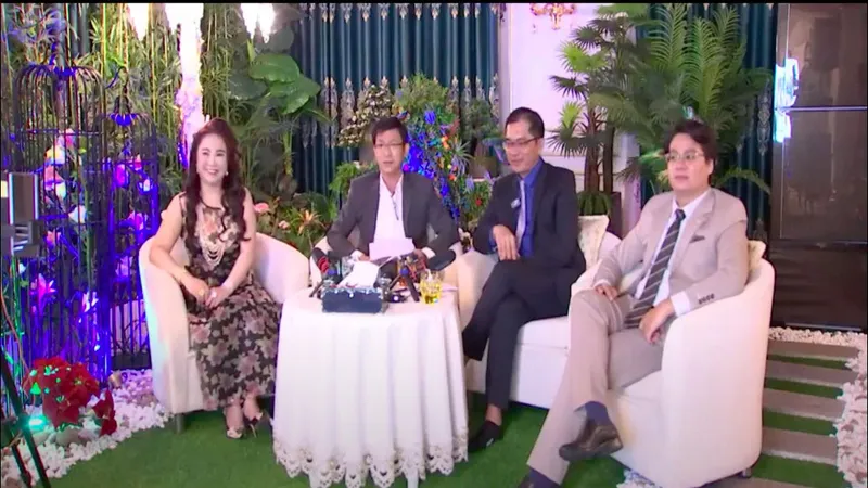 Một số cá nhân tham gia vào các buổi livestream của bà Nguyễn Phương Hằng trước đó. 