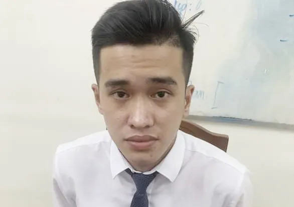 Lê Thanh Trọng lúc bị bắt 