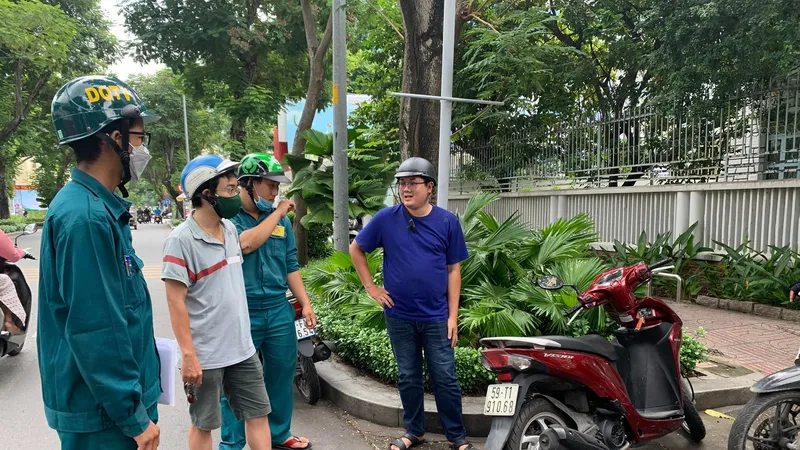 Hiện trường vụ việc. Ảnh: CHÍ THẠCH 