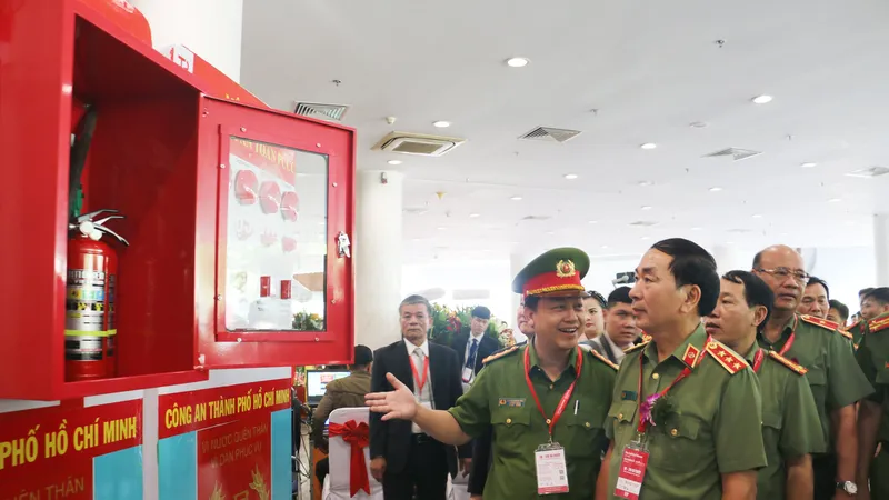 Thượng tướng Trần Quốc Tỏ, Thứ trưởng Bộ Công an dự lễ. Ảnh: A.N