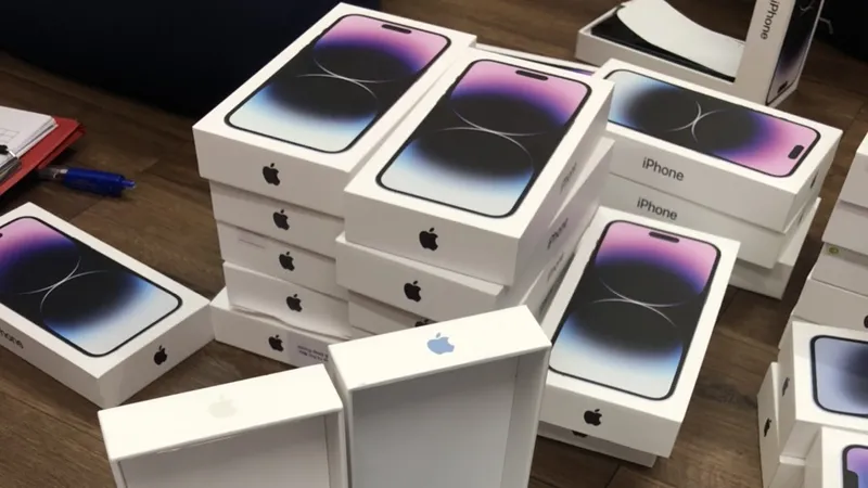 Số iPhone bị thu giữ