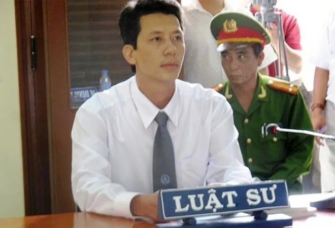 Cựu luật sư Võ An Đôn tại 1 phiên tòa trước đó. Ảnh: HỮU TOÀN