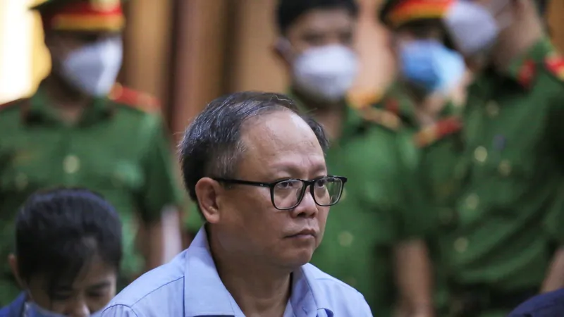 Bị cáo Tất Thành Cang tại tòa