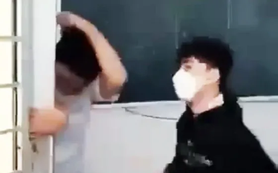 Hình ảnh vụ việc cắt từ clip