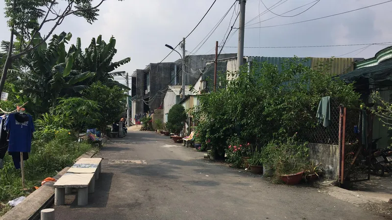 Hiện trường nơi nạn nhân nằm gục. Ảnh: C.T